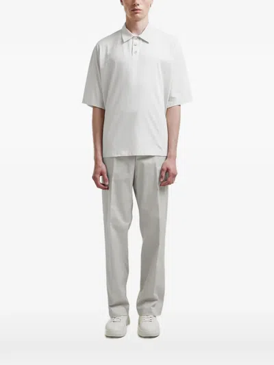 Hevo Marpiccolo Short-sleeve Polo Shirt In White
