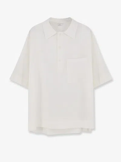 Hevo Montursi Linen And Viscose Shirt In White