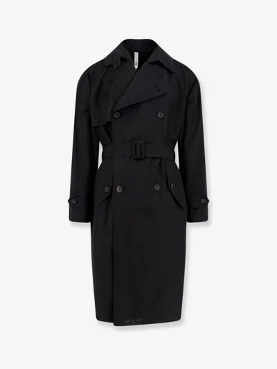 Hevo Motolese Nylon And Cotton Trench In Blue