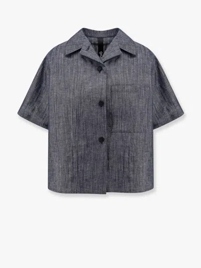 Hevo Novoli Denim Shirt In Gray