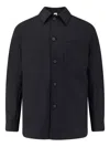 Hevo Patch Pocket Long Sleeves Shirt In Black