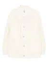 Hevo Pocket Button Jacket In White