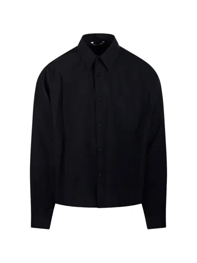 Hevo Pocket Button Shirt In Black