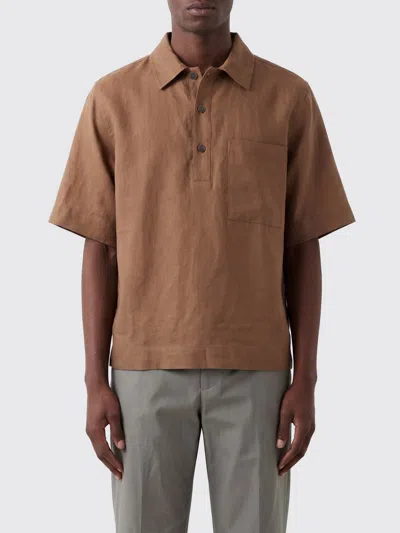 Hevo Shirt Men In Brown