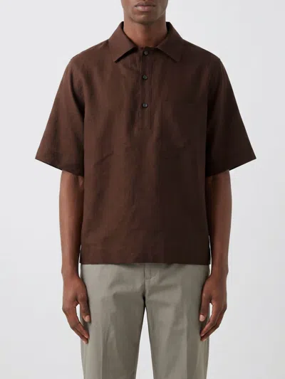Hevo Shirt Men In Brown
