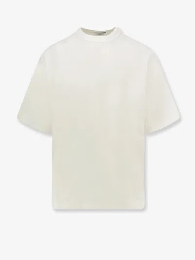 Hevo Ripalta Linen And Viscose Blend T-shirt In Neutral