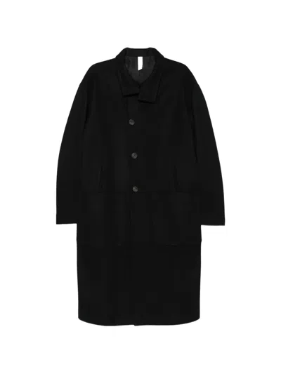Hevo Savelletri Single-breasted Coat In Black