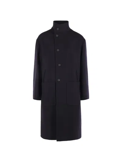 Hevo Savelletri Single-breasted Coat In Black