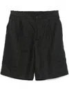 Hevo Shorts Aus Leinen In Black