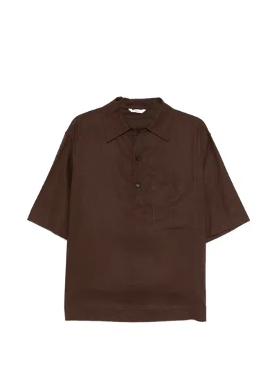 Hevo Short-sleeve Shirt In Brown