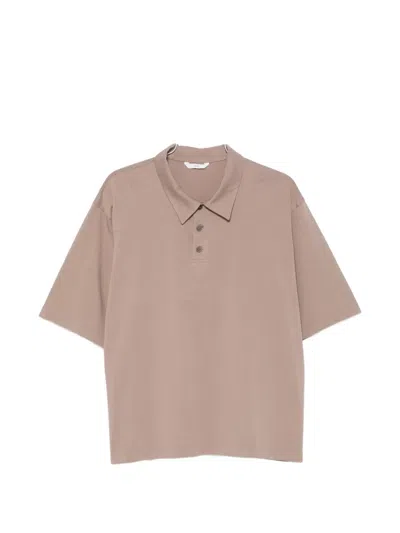 Hevo Short-sleeved Polo Shirt In Neutral