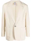 Hevo Single-breasted Blazer In Nude