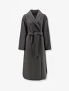 Hevo Sternatia Wool Coat In Gray