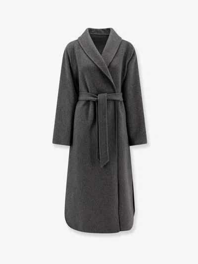 Hevo Sternatia Wool Coat In Gray