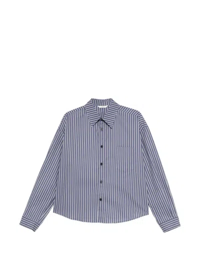 Hevo Striped Shirt In Blue