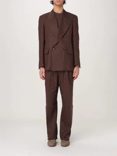 Hevo Suit  Men Color Brown
