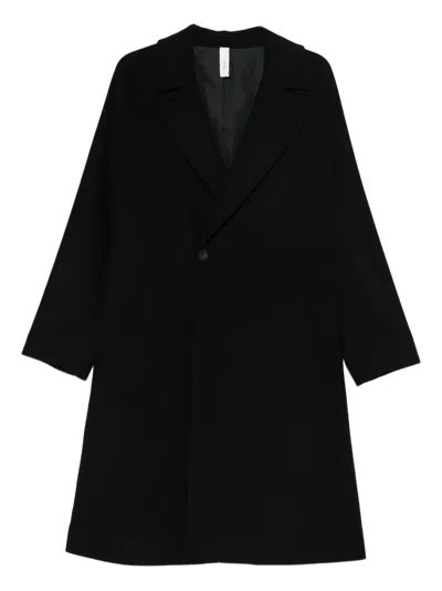 Hevo Surbo Buttoned Coat In Black