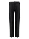 Hevo Torrecanne Pleated Trousers In Black