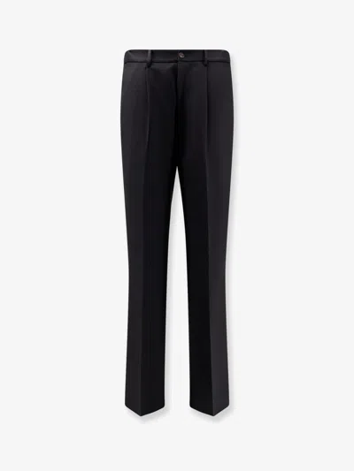 Hevo Torrecanne Virgin Wool Trousers In Black