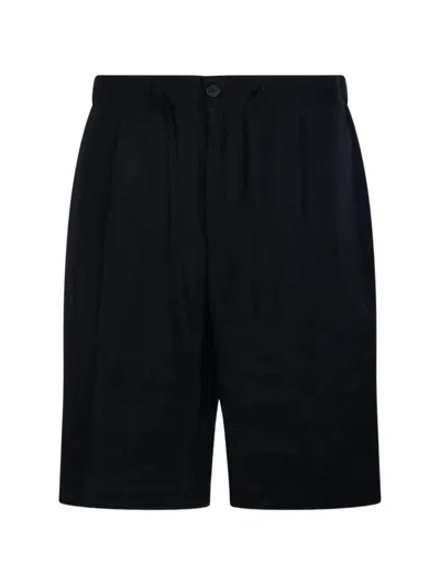Hevo Torrelapillo Pleated Shorts In Black