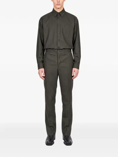 Hevo Torrepalane Tailored Trousers In Green