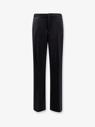 Hevo Torrepalane Virgin Wool Blend Trousers In Blue