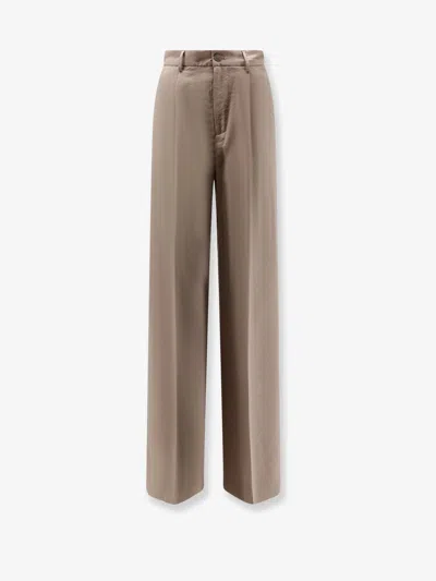 Hevo Torreveneri Modal And Polyester Trousers In Sand