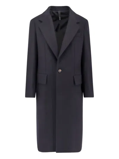 HEVO TRINITAPOLI BUTTON-FASTENING COAT