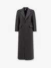 Hevo Trinitapoli Wool Blend Coat In Gray
