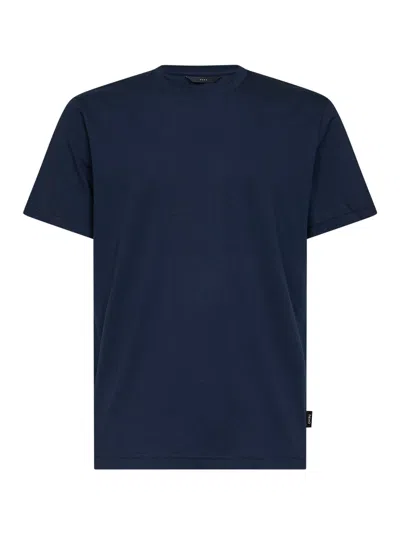 Hevo Blue Cotton Jersey Mulino T-shirt
