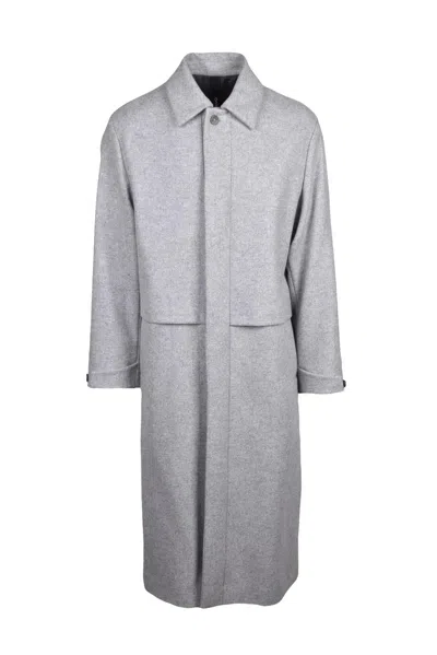 Hevo Unstructured Coat - Grey In Gray