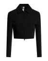 Hevo Hevò Woman Blazer Black Size 4 Polyester, Elastic Fibres In Black