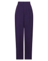 Hevo Hevò Woman Pants Purple Size 6 Polyester, Elastic Fibres, Elastane In Purple
