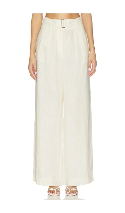 Hevron Alina Pant In White