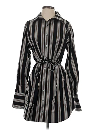 Hevron Casual Dress In Gray