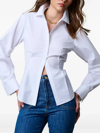 Hevron Drexel Dart-detail Shirt In Multi