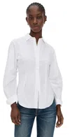 Hevron Drexel Shirt White In White