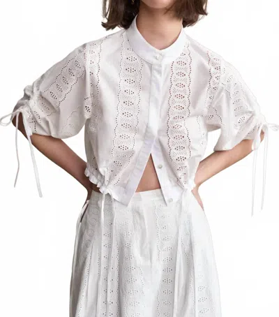 Hevron Eva Top In White