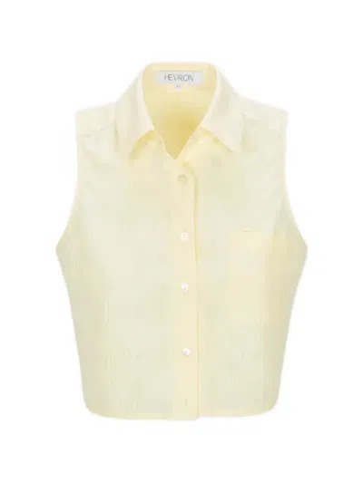 Hevron Katja Plaid-pattern Sleeveless Shirt In Multi