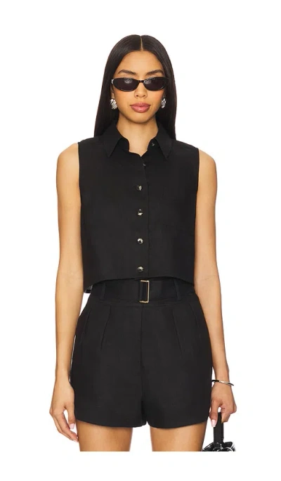 Hevron Katja Top In 黑色