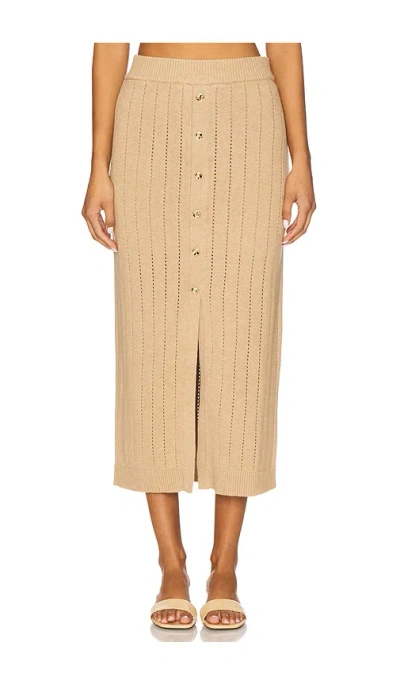 Hevron Mia Skirt In Neutral