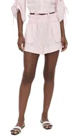Hevron Mira Shorts Rose Quartz In Rose Quartz