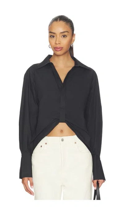 Hevron Paola Top In Black