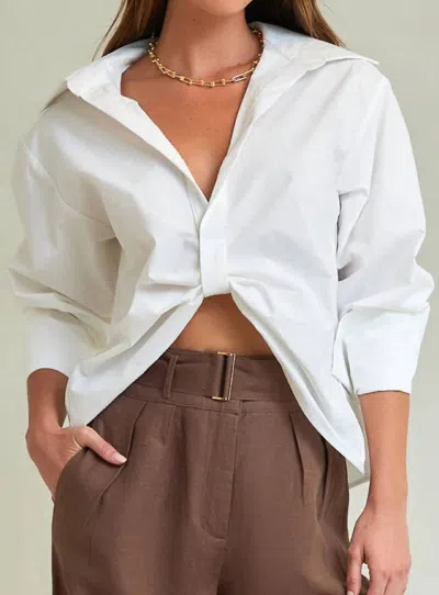 Hevron Paola Top In Cloud In Gray