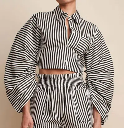 Hevron Raquel Top In Black/white