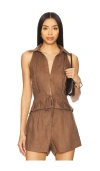 Hevron Sloan Vest In Brown