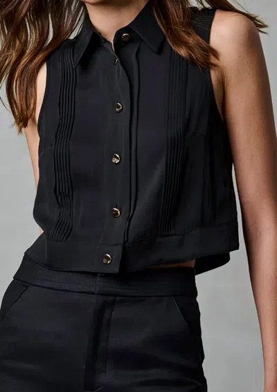 Hevron Vera Top In Black