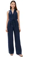 Hevron Viv Jumpsuit Indigo In Indigo
