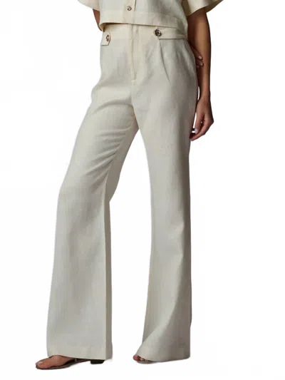 Hevron Women's Carlin Pant In Ivory In Gray