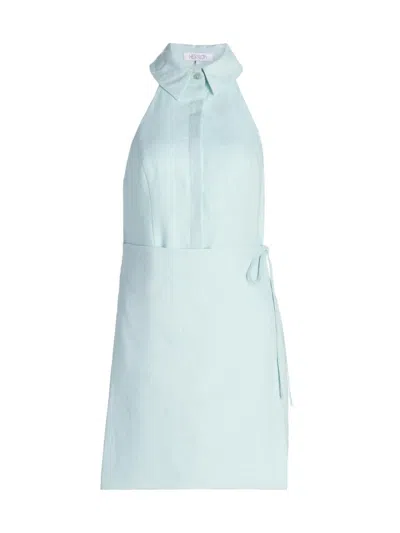 Hevron Lauren Dress In Seafoam